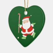 Field Hockey Weihnachtskollektiv Keramik Ornament (Links)