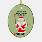 Field Hockey Weihnachtskollektiv Keramik Ornament (Rechts)