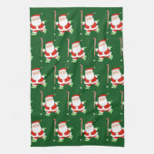Field Hockey Weihnachtsküche Handtuch (Vertikal)