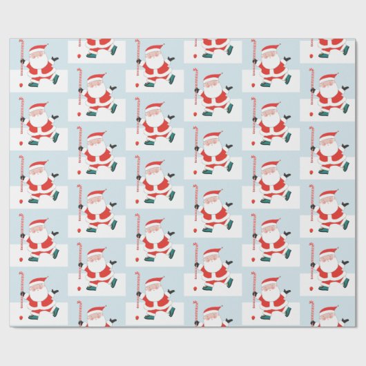 Field Hockey Weihnachtspapier Geschenkpapier (Flach)