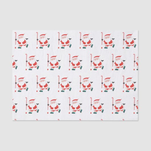 Field Hockey Weihnachtszettel Seidenpapier (Vorderseite)