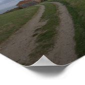 Field in Rhode Island Poster (Ecke)