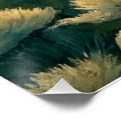 Field Landscape Wild Flowers Wall Poster Art (Ecke)