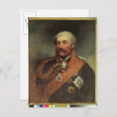 Field Marshal Prince Von Blucher c.1816 Postkarte (Vorne/Hinten)