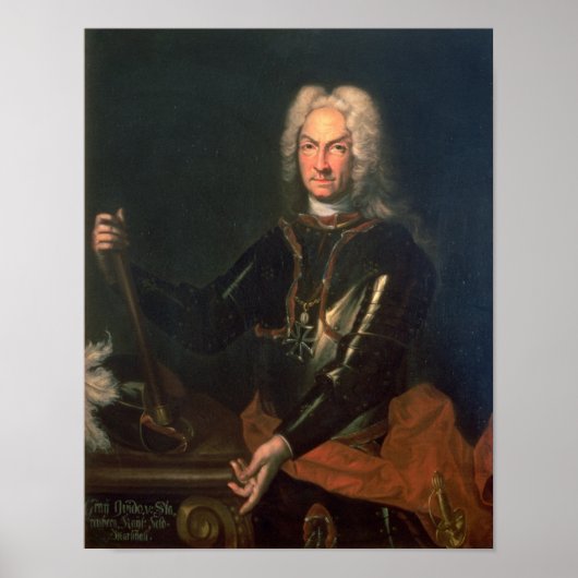 Field Marshall Count Guidobald von Starhemberg Poster (Vorne)