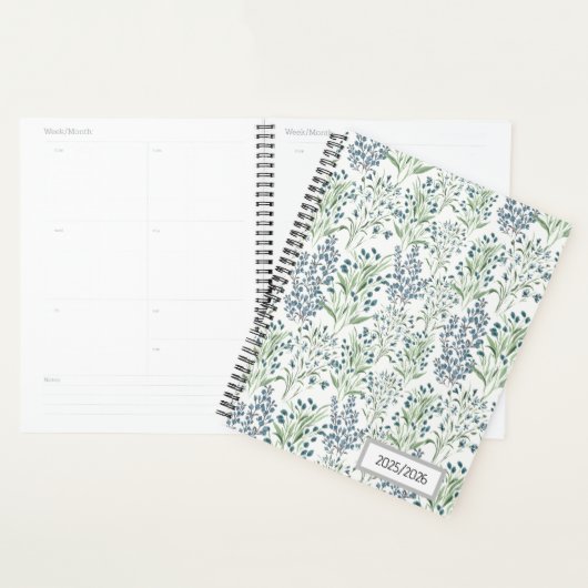 Field of Blue Florals Planer (Anzeige)