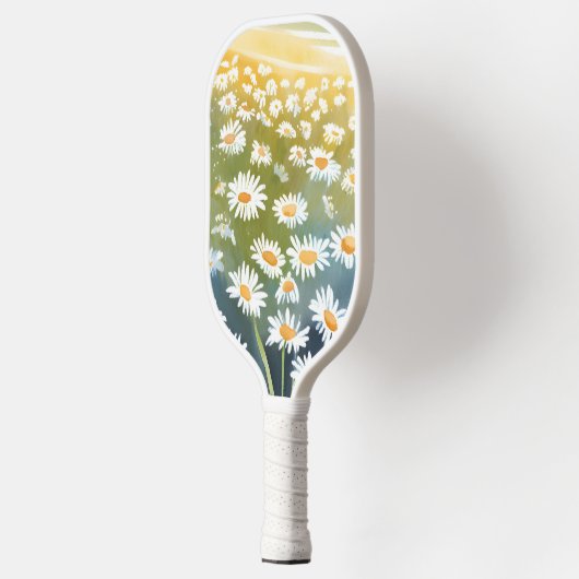 Field of Daisies | Flower Meadow Floral Painting Pickleball Schläger (Links)