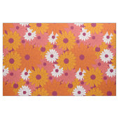Field of Flowers Pink Retro Print Stoff (Fat Quarter (45,7 x 55,9 cm))