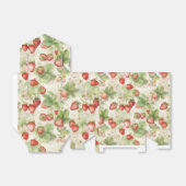 field of ripe, red strawberries geschenkschachtel (Ungefaltet)