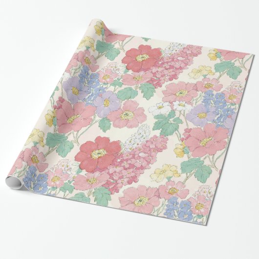 field of spring, tender flowers Wrapping Paper   Geschenkpapier (Ungerollt)