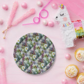 FIELD OF WHITE DAISY FLOWERS PAPER PLATE PAPPTELLER (Party)