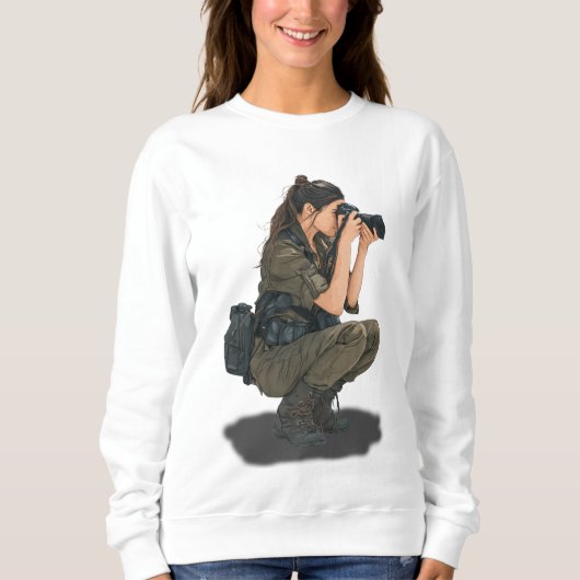 Field Photographer with Action Gear Sweatshirt (Vorderseite)