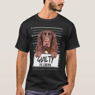 Field Spanel Mugshot Guilty Dog T-Shirt