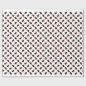 Field Spanel Santa Paws Geschenkpapier (Flach)
