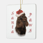 Field Spanel Santa Paws Keramikornament (Links)