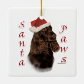 Field Spanel Santa Paws Keramikornament (Rückseite)