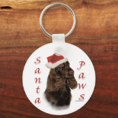 Field Spanel Santa Paws Schlüsselanhänger (Vorderseite)