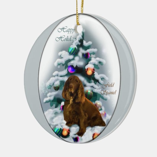 Field Spanel Weihnachtsgeschenke Ornament (Links)