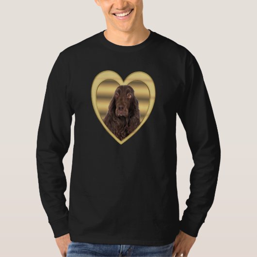 Field Spaniel Dog Dog Heart Field Spaniel 2 T-Shirt (Vorderseite)