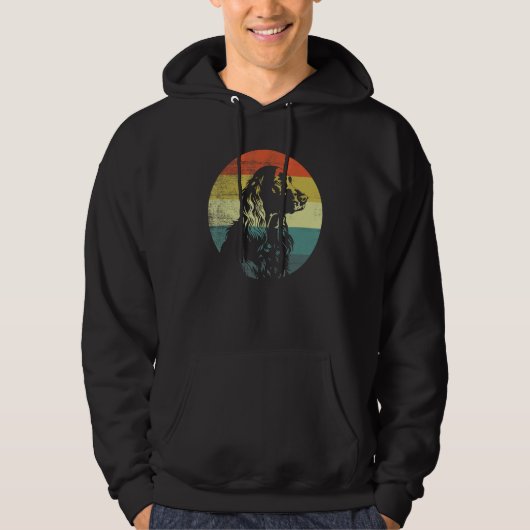 Field Spaniel Dog Retro Design Hoodie (Vorderseite)