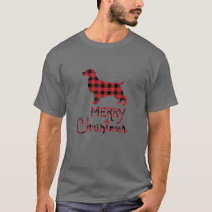 Field Spaniel Hund Pet Lover Christmas Matching Fa T-Shirt