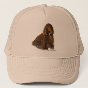 Field Spaniel Kunst Geschenke Truckerkappe