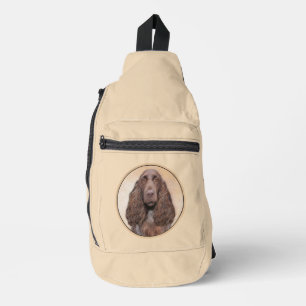 Field Spaniel-Malerei Roan Niedlich Originale Hund Crossbody Bag