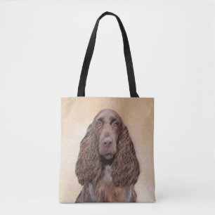 Field Spaniel Malerei - Süße originelle Hundekunst Tasche