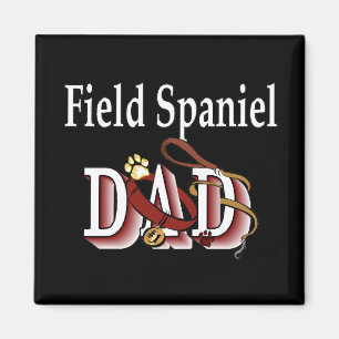 Field Spaniel Papa Magnet