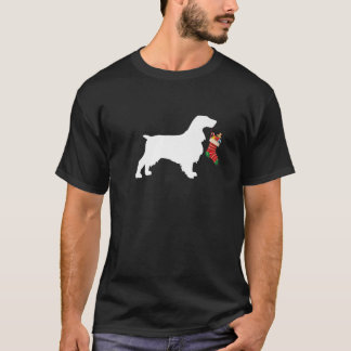 Field Spaniel Weihnachtshund Kleine Geschenk T-Shirt