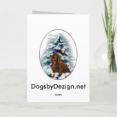 Field Spanish Weihnachtsgeschenke Feiertagskarte (Rückseite)