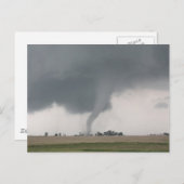 Field Tornado Postkarte (Vorne/Hinten)