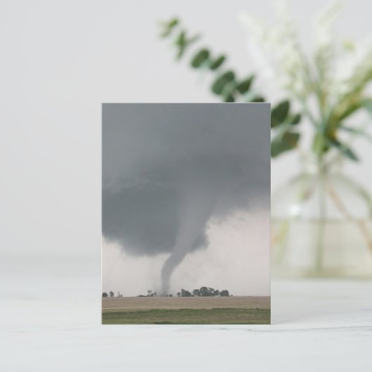 Field Tornado Postkarte (Stehend Vorderseite)