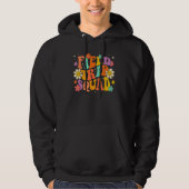 Field Trip Squad Groovy Field Day Teacher Student  Hoodie (Vorderseite)