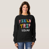 Field Trip Squad School Kindergarten Zoo Crew Matc Sweatshirt (Vorne ganz)