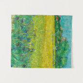 Field with Irises near Arles by Vincent van Gogh Wandteppich (Vorderseite (Horizontal))