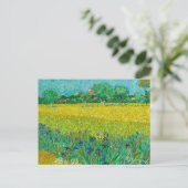Field with Irish near Arles by Vincent van Gogh Postkarte (Stehend Vorderseite)