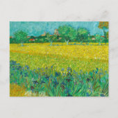 Field with Irish near Arles by Vincent van Gogh Postkarte (Vorderseite)