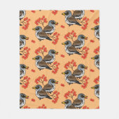 Fieldfade mit Berries Fleecedecke (Vorderseite)