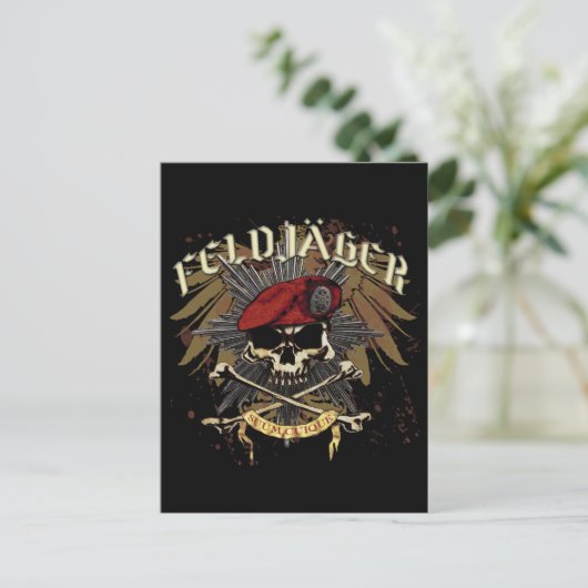 Fieldjager Postkarte (Stehend Vorderseite)