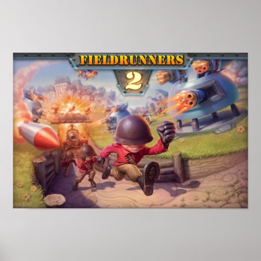 Fieldrunners 2 - Offizielles Poster (Vorne)