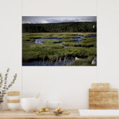 Fields and Stream Fine Art Print Poster (Küche)
