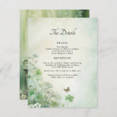 Fields of Clover Details Begleitkarte (Vorne/Hinten)