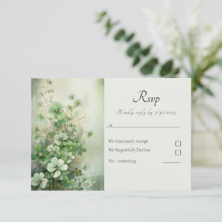 Fields of Clover Wedding RSVP