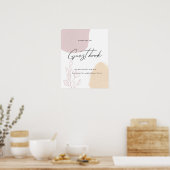 Fields of Dreams | Gästebuch Hochzeitsposter (Küche)
