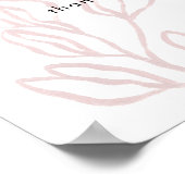 Fields of Dreams | Gästebuch Hochzeitsposter (Ecke)