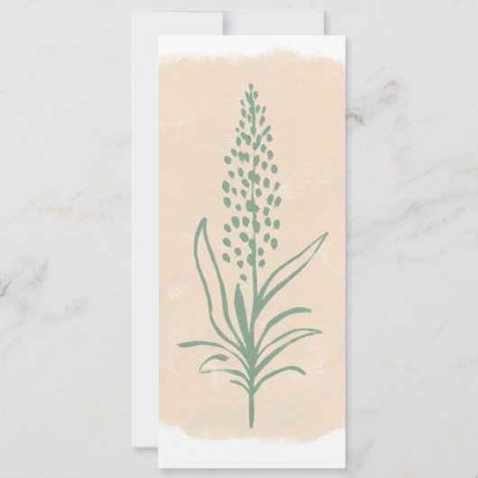 Fields of Dreams ⎥ Wedding Dinner Menü Einladung (Rückseite)