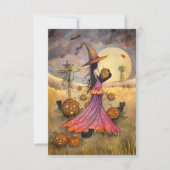 Fields of Ocober Fantasy with Halloween Art Karte (Vorderseite)