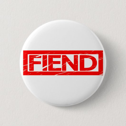 Fiend-Briefmarke Button (Vorderseite)