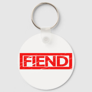 Fiend-Briefmarke Schlüsselanhänger